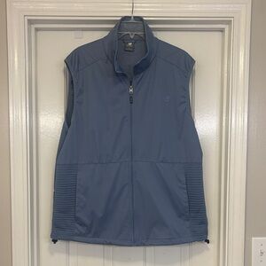 New Balance Men’s Full Zip Golf Vest Blue Size Large